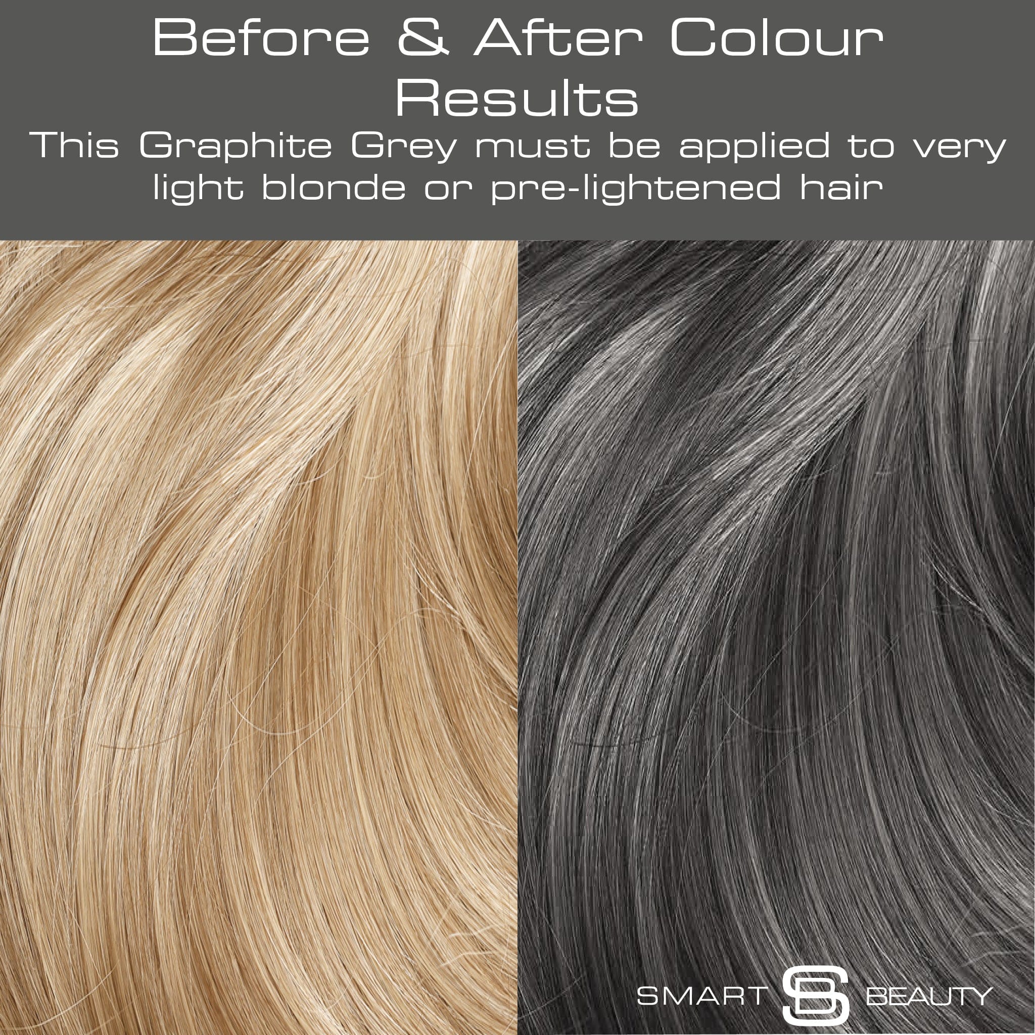 Metallic Graphite Grey Pastel Hair Dye | Permanent Hair Colour